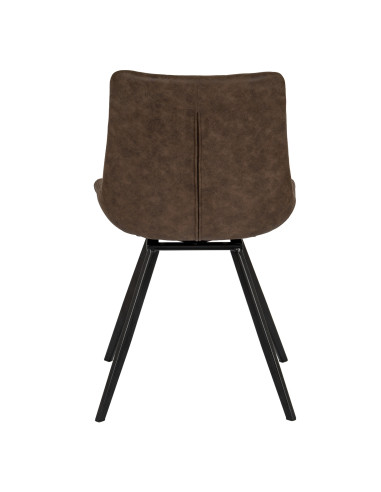 Full dimensions and specifications of Hill Interiors Malmo Coffee Swivel Dining Chair 24378: Height 86.00cm, Width 57.00cm, per