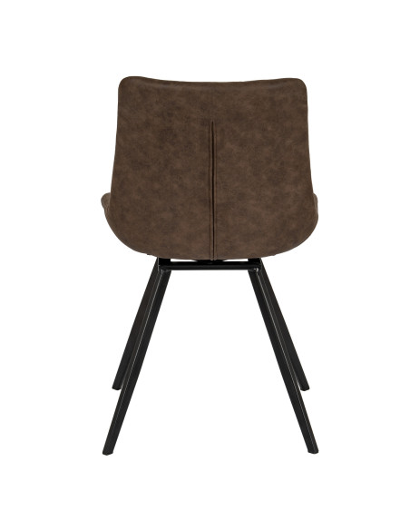 Full dimensions and specifications of Hill Interiors Malmo Coffee Swivel Dining Chair 24378: Height 86.00cm, Width 57.00cm, per