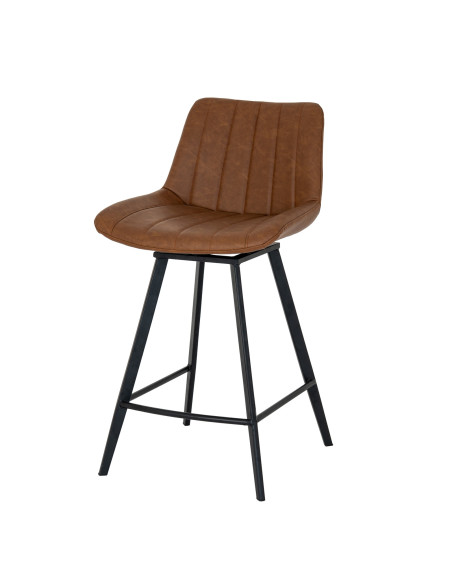 Hill Interiors Malmo Tan Swivel Bar Stool 24376 - Authentic Hill Interiors furniture directly from FastDaddy UK. Exclusive coll