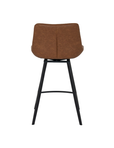 Affordable industrial style furniture Hill Interiors Malmo Tan Swivel Bar Stool 24376 for modern home decor, free shipping opti