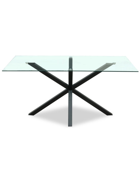 Hill Interiors Monza Rectangular Glass Dining Table 24380 - Authentic Hill Interiors furniture directly from FastDaddy UK. Excl