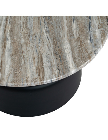 Affordable industrial style furniture Hill Interiors Oura Round Coffee Table 24391 for modern home decor, free shipping options