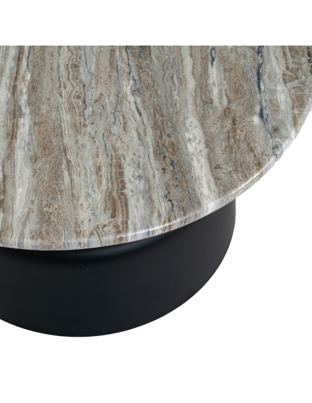 Affordable industrial style furniture Hill Interiors Oura Round Coffee Table 24391 for modern home decor, free shipping options