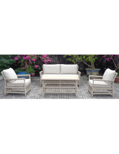 Hill Interiors Provence Collection Outdoor 4 Seater Lounge Set 24513 - Authentic Hill Interiors furniture directly from FastDad