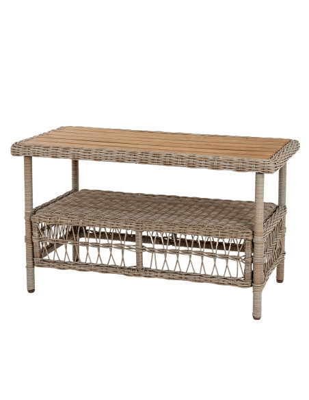 Affordable industrial style furniture Hill Interiors Provence Collection Outdoor 4 Seater Lounge Set 24513 for modern home deco