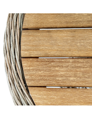 Affordable industrial style furniture Hill Interiors Provence Collection Outdoor Bistro Table 24515 for modern home decor, free