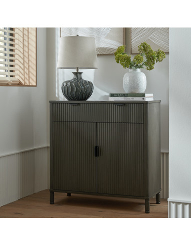 Hill Interiors Reed Collection 1 Drawer 2 Door Cabinet 24324 - Authentic Hill Interiors furniture directly from FastDaddy UK. E