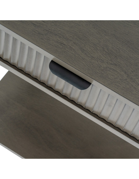 Full dimensions and specifications of Hill Interiors Reed Collection 1 Drawer Side Table 24320: Height 61.00cm, Width 45.00cm,