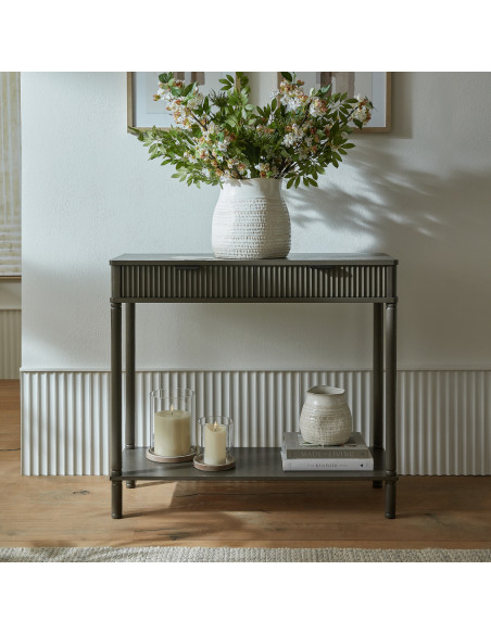 Hill Interiors Reed Collection 2 Drawer Console 24321 - Authentic Hill Interiors furniture directly from FastDaddy UK. Exclusiv