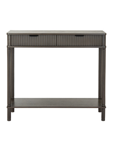 Affordable industrial style furniture Hill Interiors Reed Collection 2 Drawer Console 24321 for modern home decor, free shippin