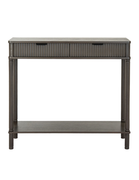 Affordable industrial style furniture Hill Interiors Reed Collection 2 Drawer Console 24321 for modern home decor, free shippin