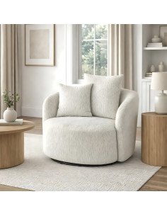 Buy Hill Interiors 24369 Sorelle Swivel Chair online in UK with fast delivery from FastDaddy UK, your furniture expert. 2