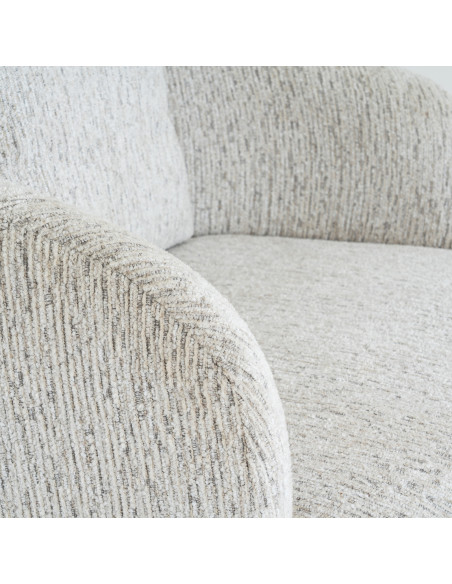 High-quality metal and wood construction of Hill Interiors SKU 24369 Sorelle Swivel Chair, detailed view for UK customers.