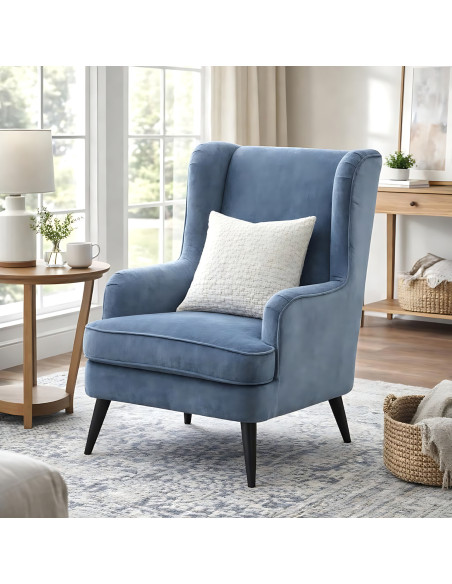 Hill Interiors Vellis Wingback Armchair 24373 - Authentic Hill Interiors furniture directly from FastDaddy UK. Exclusive collec