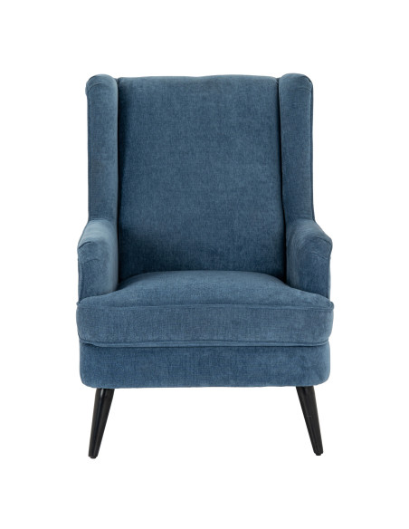 Affordable industrial style furniture Hill Interiors Vellis Wingback Armchair 24373 for modern home decor, free shipping option