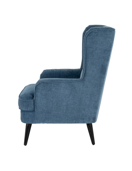 High-quality metal and wood construction of Hill Interiors SKU 24373 Vellis Wingback Armchair, detailed view for UK customers.