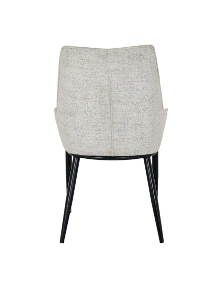 High-quality metal and wood construction of Hill Interiors SKU 24366 Zephra Dining Chair, detailed view for UK customers.