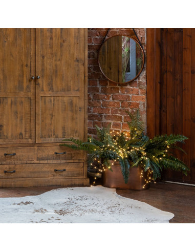 Affordable industrial style furniture Hill Interiors 100 LED Battery Micro Lights Silver Wire 10m 20017 for modern home decor,