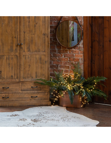 Affordable industrial style furniture Hill Interiors 100 LED Battery Micro Lights Silver Wire 10m 20017 for modern home decor,