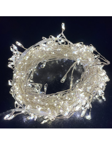 Hill Interiors 7.2m/23ft 6in Plug In LED Warm White Cluster Micro Lights 23674 - Authentic Hill Interiors furniture directly fr