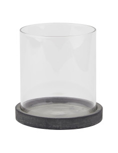 Hill Interiors Amalfi Grey Hurricane Lantern 23648 - Authentic Hill Interiors furniture directly from FastDaddy UK. Exclusive c