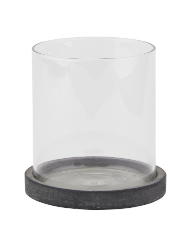 Hill Interiors Amalfi Grey Hurricane Lantern 23648 - Authentic Hill Interiors furniture directly from FastDaddy UK. Exclusive c