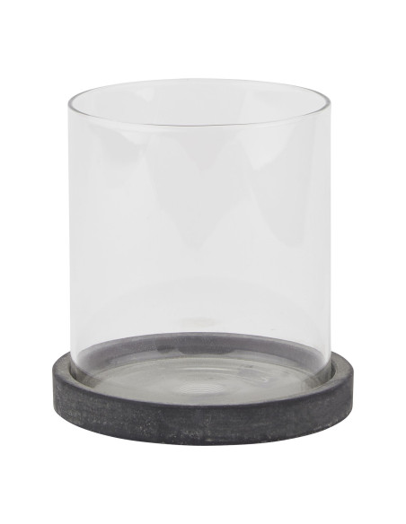 Hill Interiors Amalfi Grey Hurricane Lantern 23648 - Authentic Hill Interiors furniture directly from FastDaddy UK. Exclusive c