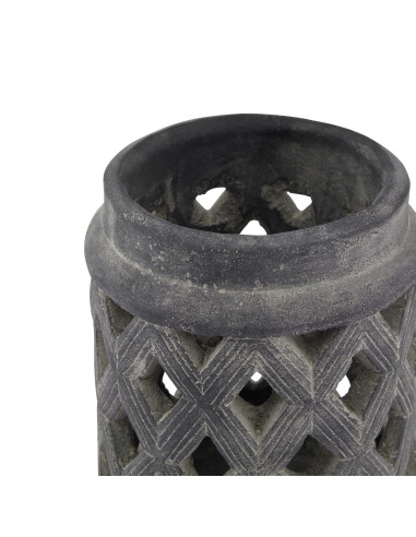 Buy Hill Interiors 23629 Amalfi Grey Large Lattice Lantern online in UK with fast delivery from FastDaddy UK, your furniture ex