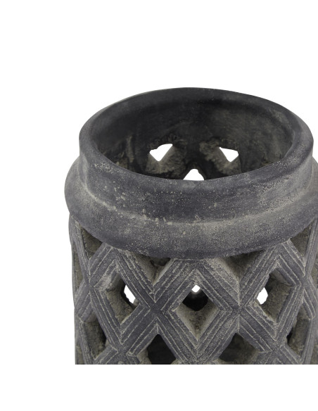 Buy Hill Interiors 23629 Amalfi Grey Large Lattice Lantern online in UK with fast delivery from FastDaddy UK, your furniture ex