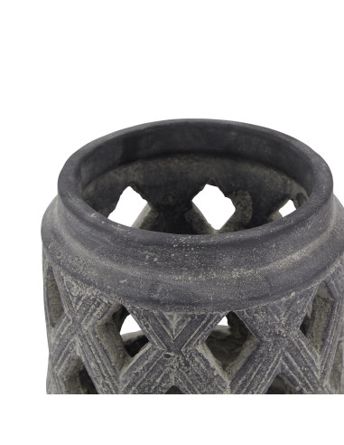 Buy Hill Interiors 23630 Amalfi Grey Lattice Lantern online in UK with fast delivery from FastDaddy UK, your furniture expert.