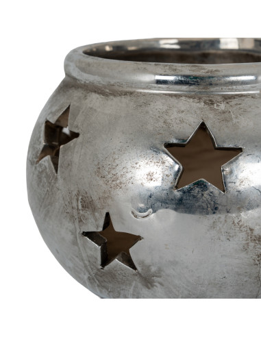 Affordable industrial style furniture Hill Interiors Aspen Star Small Tea Light Lantern 20777 for modern home decor, free shipp