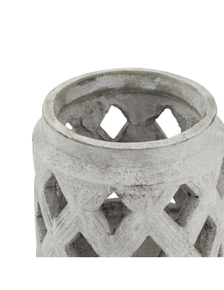Buy Hill Interiors 23632 Athena Stone Lattice Lantern online in UK with fast delivery from FastDaddy UK, your furniture expert.