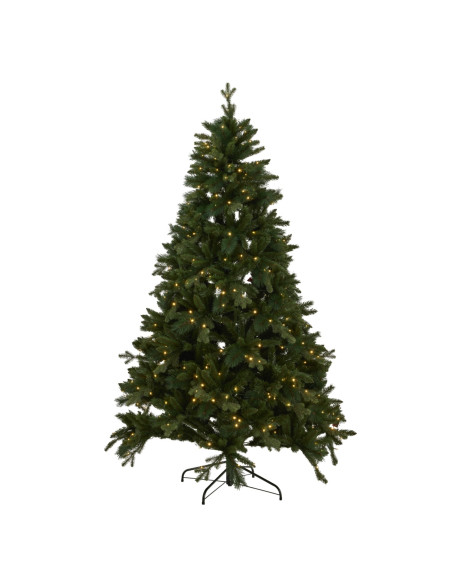 Hill Interiors Green Forest Fir Pre-Lit 400L Led Christmas Tree 24137 - Authentic Hill Interiors furniture directly from FastDa