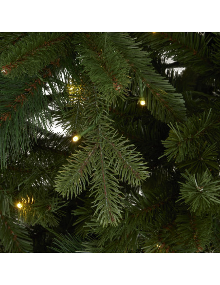 Affordable industrial style furniture Hill Interiors Green Forest Fir Pre-Lit 400L Led Christmas Tree 24137 for modern home dec