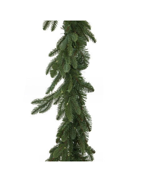 Buy Hill Interiors 24131 Green Pre-Lit Woodland 200 Led Fir Christmas Garland online in UK with fast delivery from FastDaddy UK
