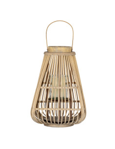 Hill Interiors Large Peardrop Wicker Lantern With Glass Holder 24358 - Authentic Hill Interiors furniture directly from FastDad 2