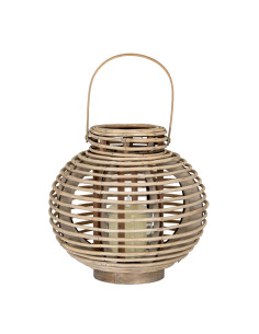 Hill Interiors Large Round Willow Lantern With Glass Holder 24360 - Authentic Hill Interiors furniture directly from FastDaddy 2