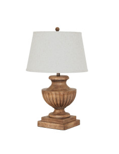 Hill Interiors Marbelle Table Lamp With Edged Linen Shade 24438 - Authentic Hill Interiors furniture directly from FastDaddy UK 2