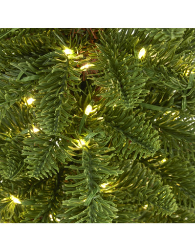 Affordable industrial style furniture Hill Interiors Medium Green Woodland Pre-Lit 200 Led Christmas Tree 24127 for modern home