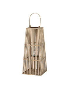Hill Interiors Medium Silo Wicker Lantern With Glass Holder 24355 - Authentic Hill Interiors furniture directly from FastDaddy