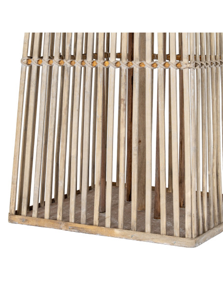 Full dimensions and specifications of Hill Interiors Medium Silo Wicker Lantern With Glass Holder 24355: Height 67.00cm, Width