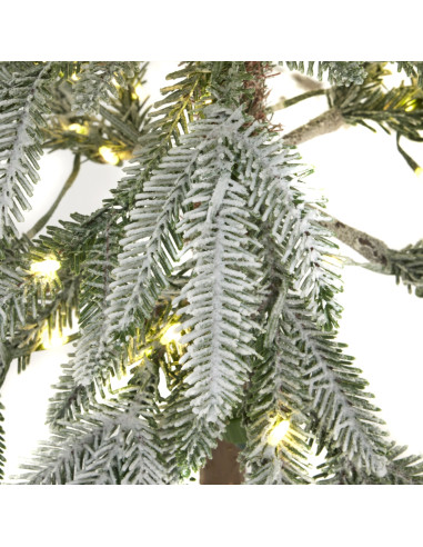 Affordable industrial style furniture Hill Interiors Medium Snowy Woodland Pre-Lit 200 Led Christmas Tree 24125 for modern home