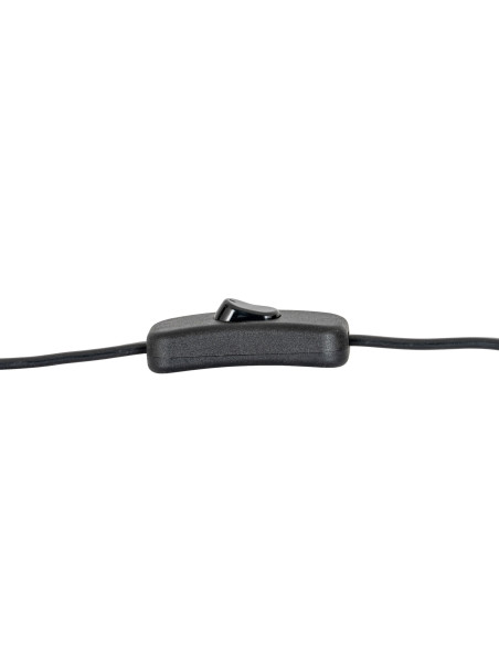 Full dimensions and specifications of Hill Interiors Midnight Shadows Squat Table Lamp With Linen Shade 24684: Height 61.00cm,