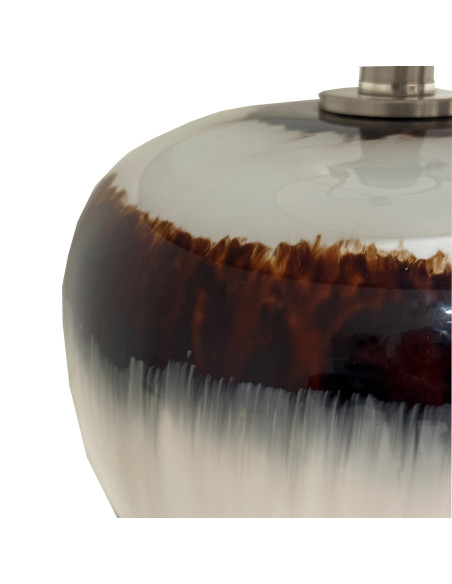 Buy Hill Interiors 24686 Sepia Shadows Squat Table Lamp With Linen Shade online in UK with fast delivery from FastDaddy UK, you