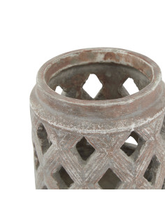 Hill Interiors Siena Brown Lattice Lantern 23628 - Authentic Hill Interiors furniture directly from FastDaddy UK. Exclusive col 2