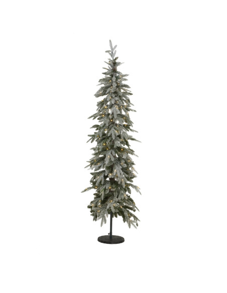 Buy Hill Interiors 24128 Slim Snowy Woodland Pre-Lit 200 Led Christmas Tree online in UK with fast delivery from FastDaddy UK,
