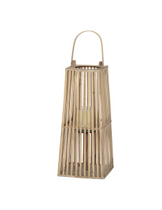 Hill Interiors Small Silo Wicker Lantern With Glass Holder 24356 - Authentic Hill Interiors furniture directly from FastDaddy U 2