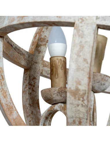 Full dimensions and specifications of Hill Interiors Solara Orb Pendant Ceiling Light 24456: Height 52.00cm, Width 42.00cm, per