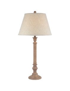 Hill Interiors Solenne Table Lamp With Edged Linen Shade 24440 - Authentic Hill Interiors furniture directly from FastDaddy UK.