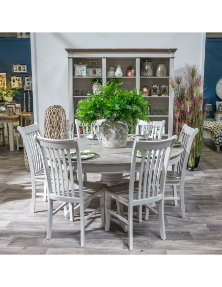 High-quality metal and wood construction of Hill Interiors SKU 19417 Aged Stone Ceramic Vase, detailed view for UK customers.